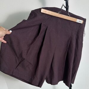 Mango Chocolate Brown Women's Bermudas